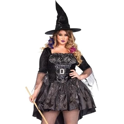 Plus Size Sexy Witch Gwisg