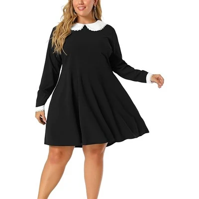 Plus Size Wednesday Addams Dress